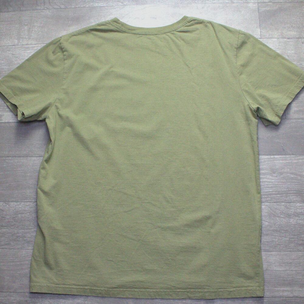 Harley Davidson OD Green Special Oil Short Sleeve Cotton T Shirt Size L - Picture 4 of 5